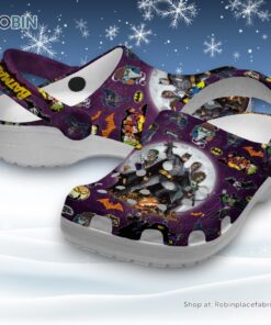 Batman Happy Halloween Purple Unisex Classic Crocs
