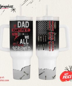 Best Dad Ever 40oz Quencher Tumbler Father Day