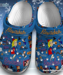 Bewitched Happy Halloween Blue Classic Crocs