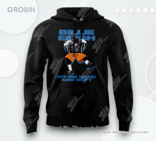 Billie Eilish Hit Me Hard And Soft The Tour AOP Clothing (Hoodie, Sweatshirt, T Shirt)   Black