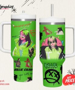 Billie Eilish You With Me Green Stanley Tumbler