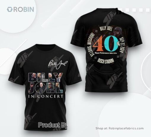 Billy Joel In Concert T Shirt