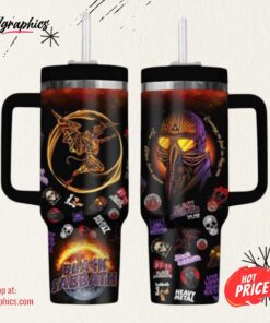 Black Sabbath Heavy Mental 40 oz Stanley Tumbler Black Sabbath Heavy Mental 40 oz Stanley Tumbler