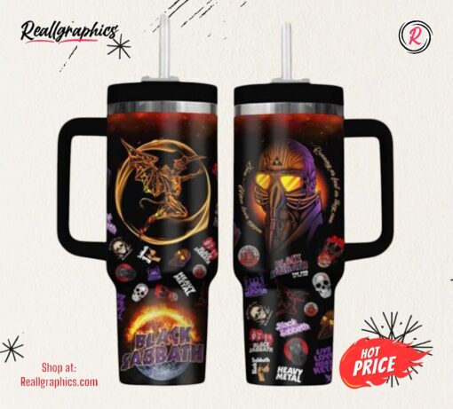 Black Sabbath Heavy Mental 40 oz Stanley Tumbler