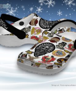 Blackberry Smoke Back Skull Halloween Classic Crocs
