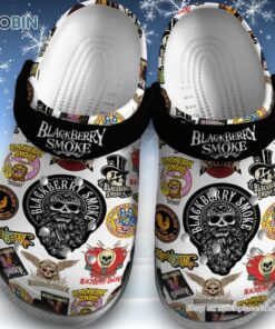 Blackberry Smoke Back Skull Halloween Classic Crocs