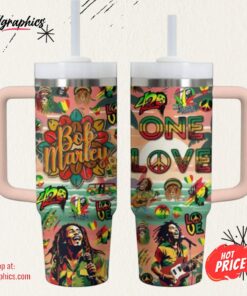 Bob Marley Summer Time One Love Stanley Tumbler