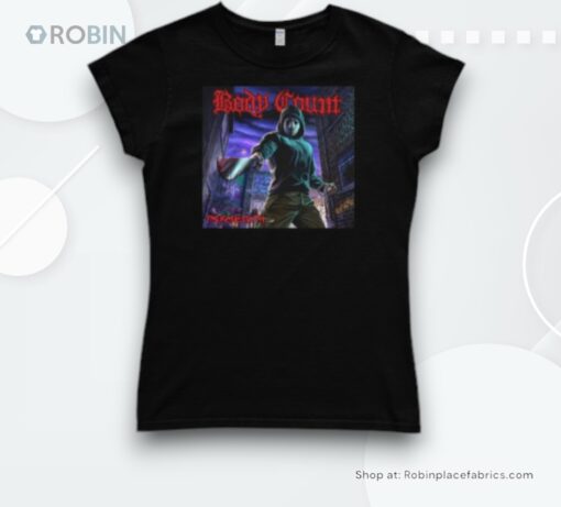 Body Count Merch Psychopath Album Shirt