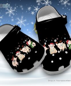 Breathable Christmas Bigs Farm 3D Printed Crocs Shoes