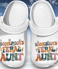 Breathable Somebody’s Feral Aunt 3D Printed Crocs
