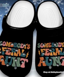 Breathable Somebody’s Feral Aunt 3D Printed Crocs