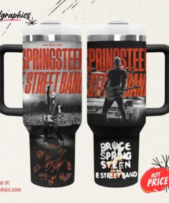 Bruce Springsteen MusicCustom Stanley Cup 40 oz Tumbler With Handle