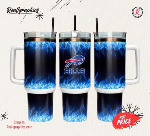 Buffalo Bills 40oz Tumbler NFL Tumbler Wrap