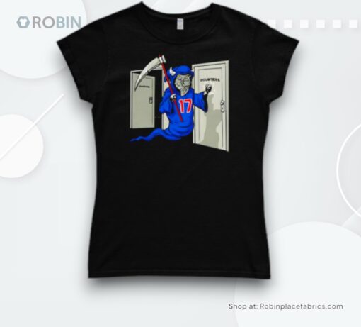 Buffalo Bills Josh Allen Grim Reaper Knock Knock Shirt
