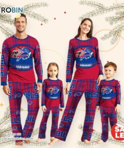 Buffalo Bills NFL Custom Your Name Football Team Pajamas