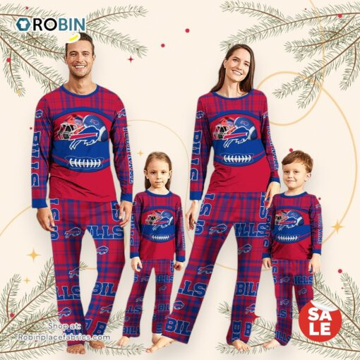Buffalo Bills NFL Custom Your Name Football Team Pajamas