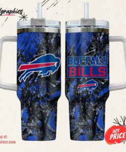 Buffalo Bills NFL Hunting Personalized Stanley Tumbler 40oz