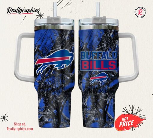 Buffalo Bills NFL Hunting Personalized Stanley Tumbler 40oz