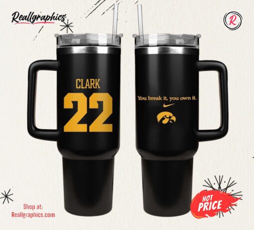 Caitlin Clark Iowa Hawkeyes 2024 Women’s Basketball Stanley Tumbler