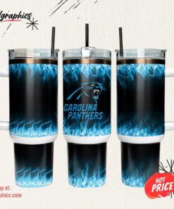 Carolina Panthers 40oz Tumbler NFL Tumbler Wrap Carolina Panthers 40oz Tumbler NFL Tumbler Wrap