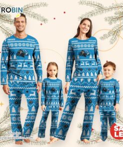 Carolina Panthers Christmas NFL Custom Family Pajamas