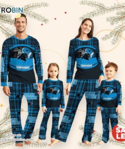 Carolina Panthers NFL Custom Your Name Football Team Pajamas
