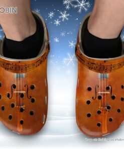 Cello 3D Printed Crocs Clogs Shoes Cello 3D Printed Crocs Clogs Shoes