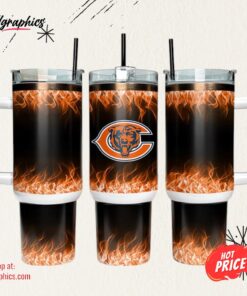 Chicago Bears 40oz Tumbler NFL Tumbler Wrap Chicago Bears 40oz Tumbler NFL Tumbler Wrap