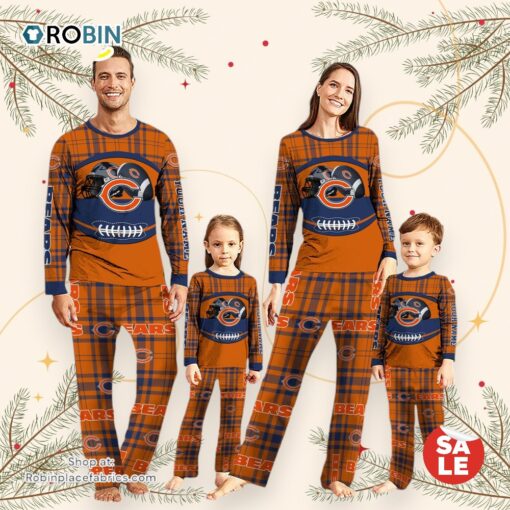 Chicago Bears NFL Custom Your Name Football Team Pajamas