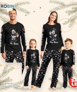Chicago Bears Sport And Disney Uniform Pajamas Mickey Mouse NFL Gifts For Kids Pajamas