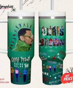 Chris Brown 11 11 Tour Stanley 40oz Tumbler