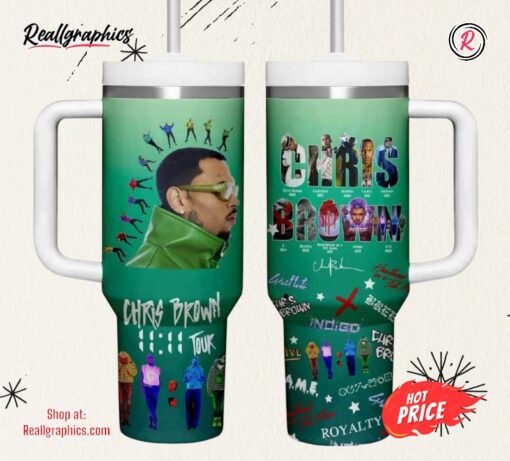 Chris Brown 11 11 Tour Stanley 40oz Tumbler