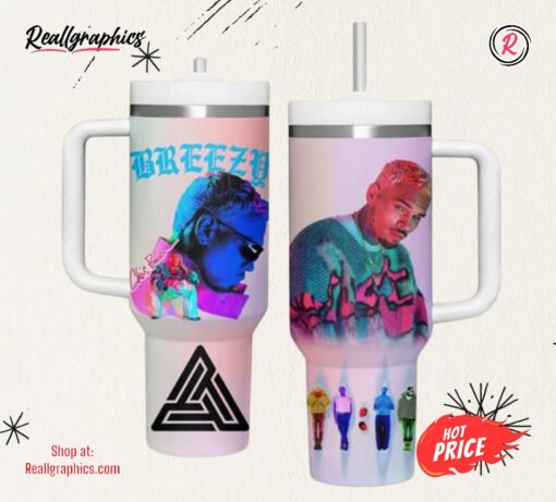 Chris Brown Brezzy Colorful Stanley Tumbler
