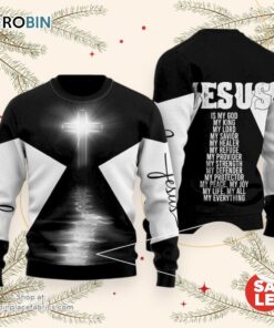 Christian Jesus Ugly Christmas Sweater, Jesus Christmas Sweater