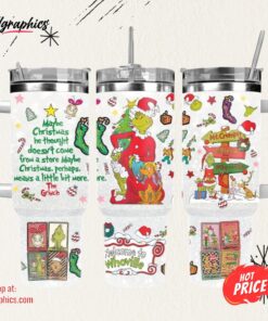Christmas Grinch Movies Custom Stanley Cup 40 Oz