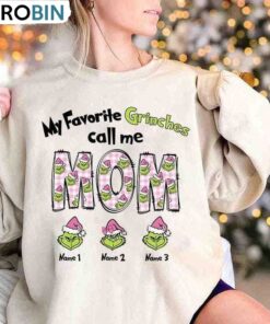 Christmas Mom Sweatshirt, Cartoon Character 2024 Shirt, Long Sleeve Cotton, Hoodie