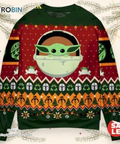 Christmas Star Wars Baby Yoda The Mandalorian Sweater, Star Wars Christmas Sweater Christmas Star Wars Baby Yoda The Mandalorian Sweater, Star Wars Christmas Sweater
