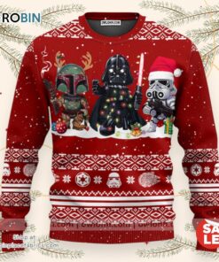 Christmas Star Wars Christmas Storm Trooper Darth Vader Mandalorian Sweater