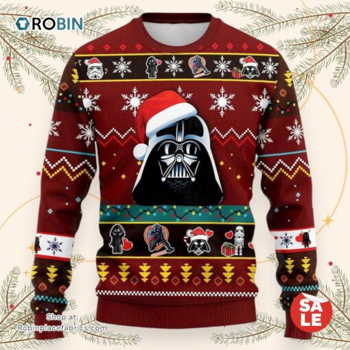 Christmas Star Wars Dark Vader Lover Gift Sweater, Star Wars Christmas Sweater