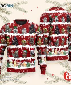 Christmas Star Wars Darth Vader Mandalorian Christmas Sweater, Star Wars Christmas Sweater