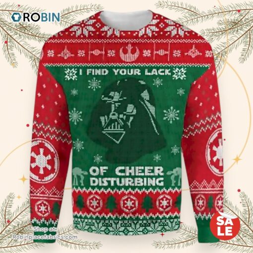 Christmas Star Wars Darth Vader Ugly Christmas Sweater