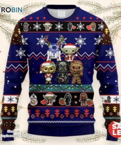Christmas Star Wars Friends Baby Yoda Christmas Fan Gift Sweater, Star Wars Christmas Sweater Christmas Star Wars Friends Baby Yoda Christmas Fan Gift Sweater, Star Wars Christmas Sweater