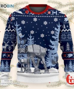 Christmas Star Wars Merry Force Be with You Christmas With AT AT Sweater