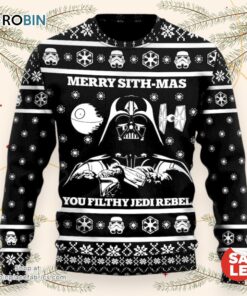 Christmas Star Wars Merry Sith Mas Darth Vader Unisex Sweater
