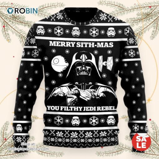 Christmas Star Wars Merry Sith Mas Darth Vader Unisex Sweater