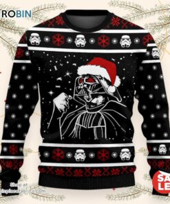 Christmas Star Wars Santa Vader Sweater