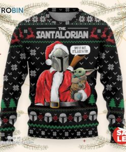 Christmas Star Wars Santalorian Spit It Out It’s Just A Toy Sweater, Star Wars Christmas Sweater