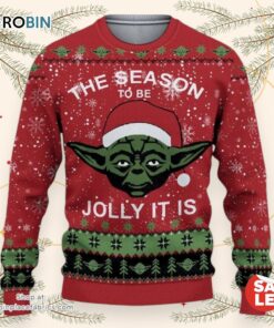 Christmas Star Wars The Mandalorian The Season To Be Jolly It Is Ugly Christmas Sweater