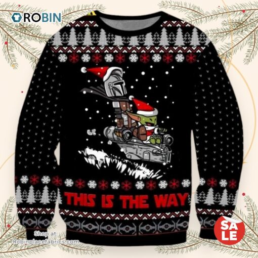 Christmas Star Wars This Is The Way Baby Yoda Christmas Star Wars Sweater