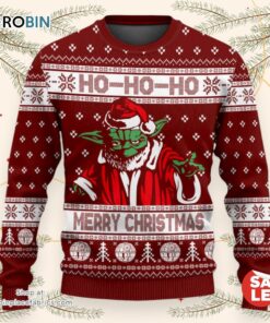Christmas Star Wars Yoda Season’s Greetings Sweater
